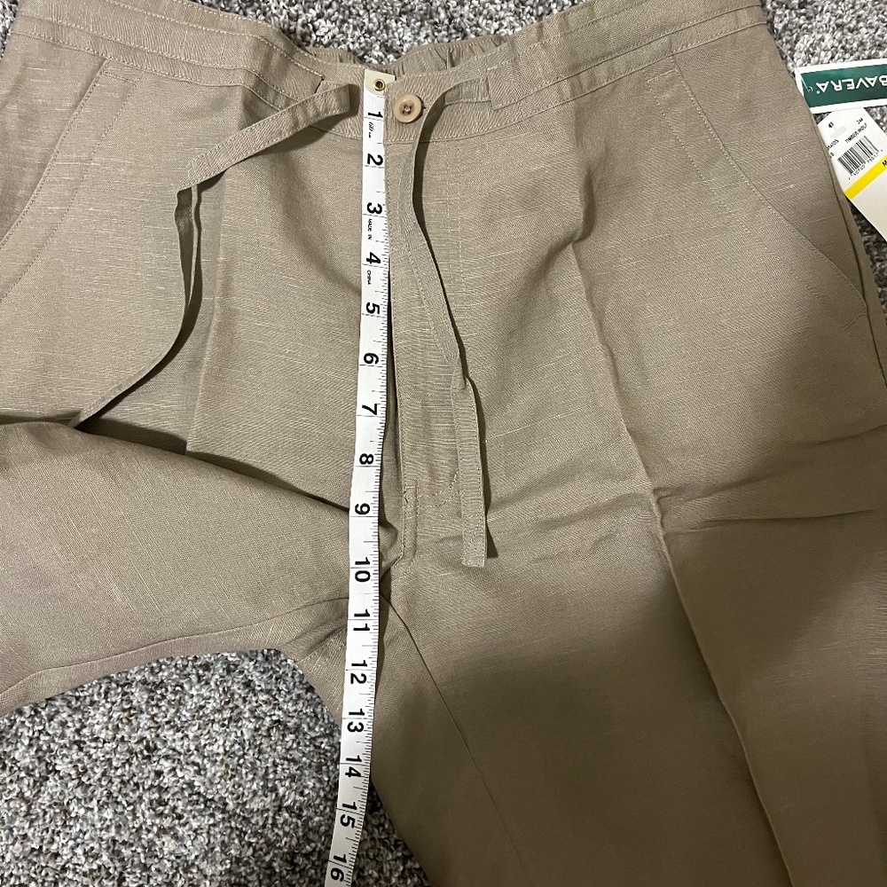 Men's Cubavera Linen -blend Drawstring Pants; size M; 32" Long - Picture 8 of 16